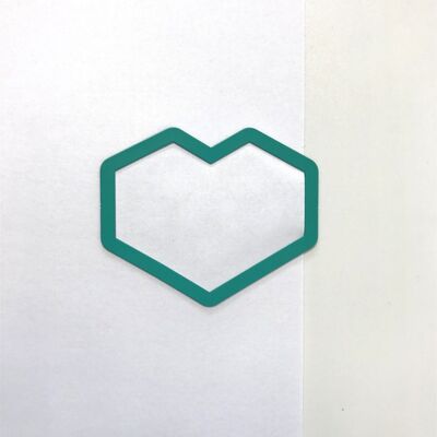 Custom Made Metal Paper Clip Book Mark With Die Cut Shape