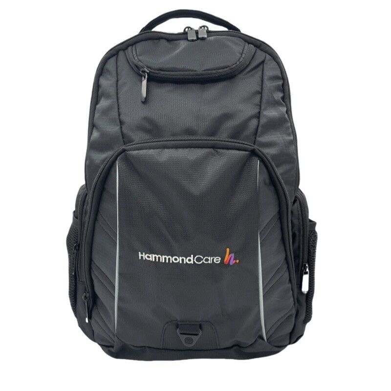 Embroidery Light Weight Backpack With Laptop Pouch Nylon Material For Traveling