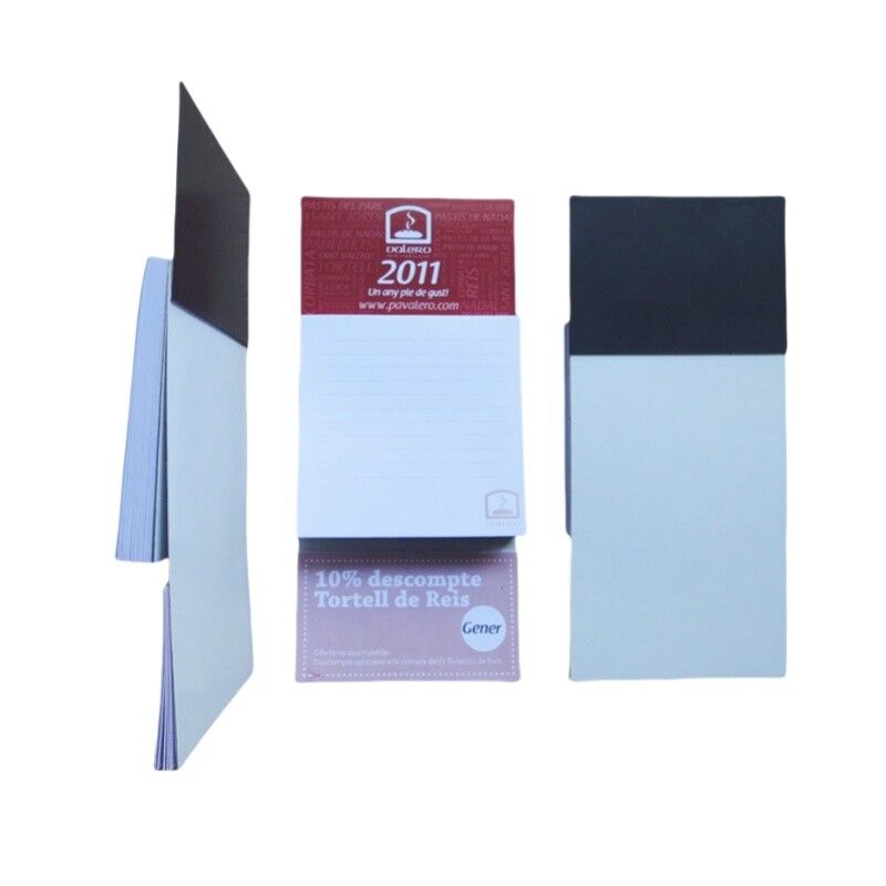 Custom Shape Paper Magnet Memo Pad On White Board For Office